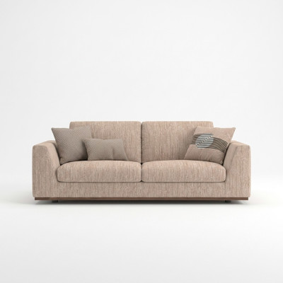 Luxury two-seater sofa couch upholstered furniture living room designer modern furnishings