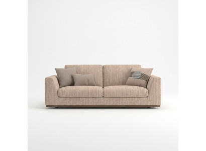 Luxury two-seater sofa couch upholstered furniture living room designer modern furnishings