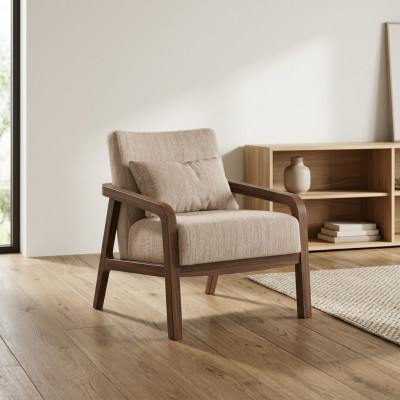 Modern new armchair luxury designer furnishing living room furniture textile seat