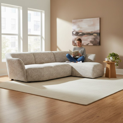Living room corner sofa L-shape upholstered furniture corner suite luxury corner couch