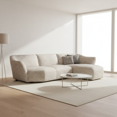 Living room corner sofa L-shape upholstered furniture corner suite luxury corner couch