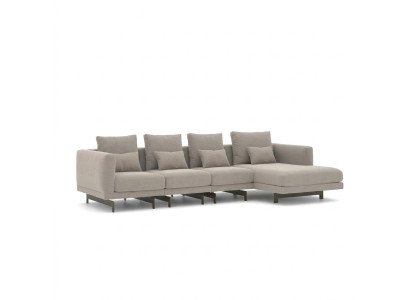 Living room corner set sofa couch L-shape upholstery furniture new