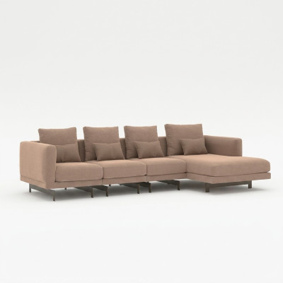 Designer upholstered corner set new furniture corner sofa L-shape living room