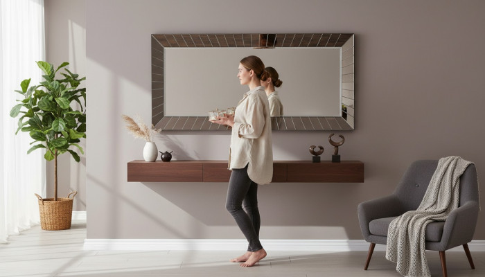 Luxury Modern Mirror Designer Wall Mirror New Furniture Living Room Interior
