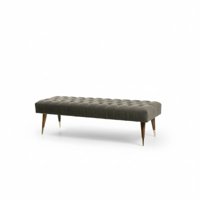 Seating furniture gray bench furnishing bedroom upholstered bench new furniture