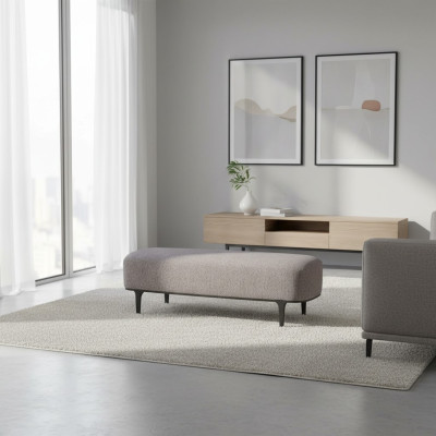 Designer gray bench new furniture modern seating bedroom