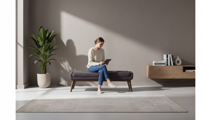 Modern bank seating furniture upholstered bench designer furniture