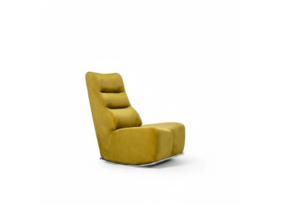 Living room yellow armchair seating furniture new interior designer seat textile