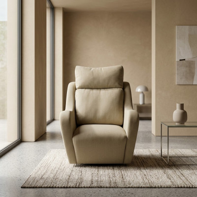 Designer upholstered armchair textile living room upholstered furniture new