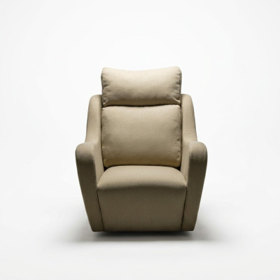Designer upholstered armchair textile living room upholstered furniture new