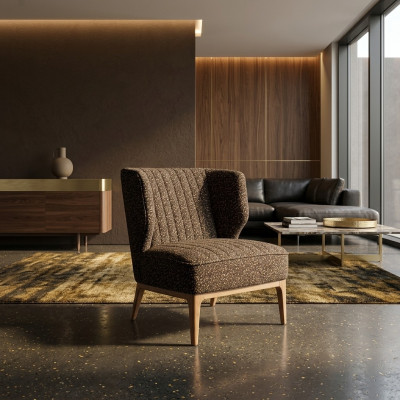 Armchair Couch Upholstery Seat Designer Textile Living Room Couches New Furniture