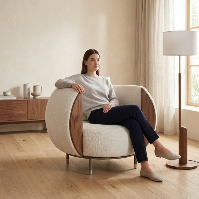 Modern armchair design couch upholstery seat upholstered furniture living room furnishings