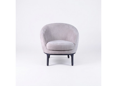 Designer luxury grey armchair upholstery couch seat modern textile upholstered furniture