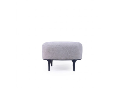 Designer modern gray stool living room upholstered textile upholstered furniture
