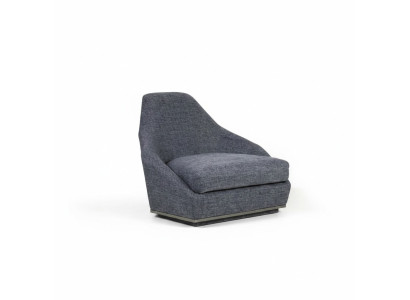 Modern design armchair gray upholstered armchair luxury living room seat textile new