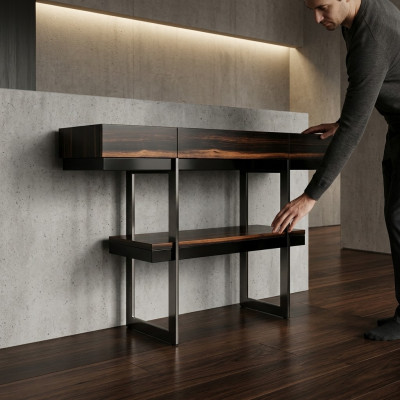 Console table design wood living room sideboard console modern new
