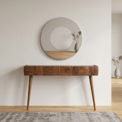 Console table with mirror modern living room luxury furniture set console