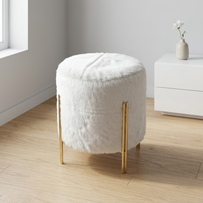 Upholstered furniture living room modern stool furnishing textile footstool