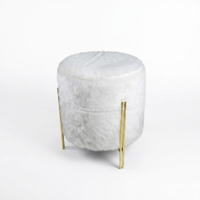 Upholstered furniture living room modern stool furnishing textile footstool