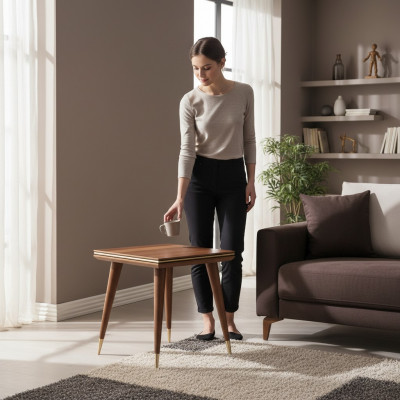 Side table living room coffee table luxury design table modern furnishings
