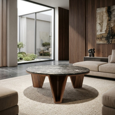Luxury Wood Design Coffee Table Living Room Modern Furniture