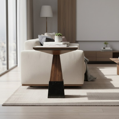 Living room coffee table side table wood furniture design decor new