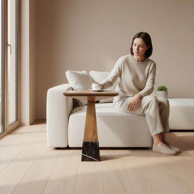 New wood side table design modern furniture table living room coffee table