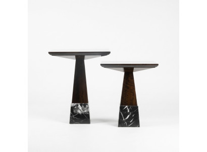 Brown 2x Side Table Living Room Set Complete Coffee Table Coffee Table