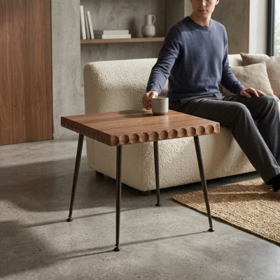 Wooden side table living room modern furniture coffee table furnishing new
