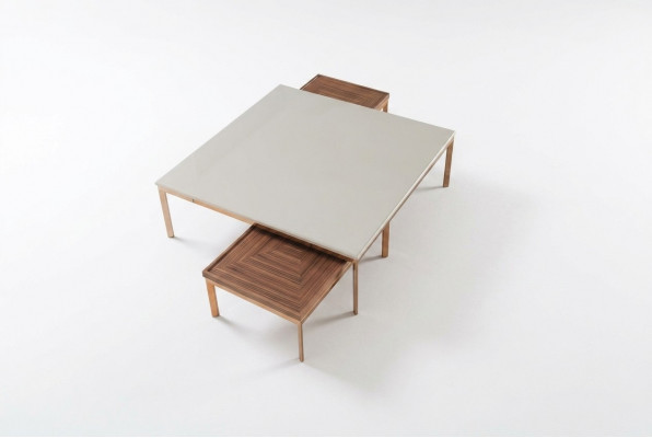 Living room set complete 3-piece modern new coffee table with 2 side tables