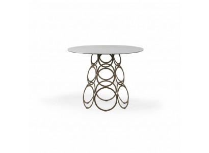 Round dining table kitchen table dining room table round table 100cm industrial white