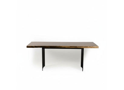 Luxury Table Brown Stainless Steel Design Dining Table Wood Modern Dining Table New