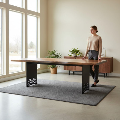 Design dining table dining room furniture wood table luxury furnishings new