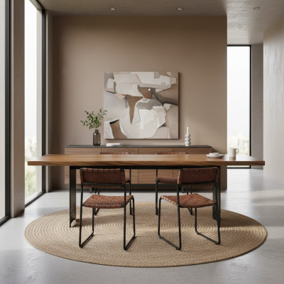 Design dining table dining room furniture wood table luxury furnishings new