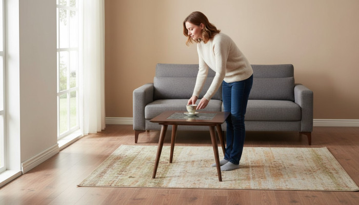 Wooden coffee table living room design modern furniture luxury side table