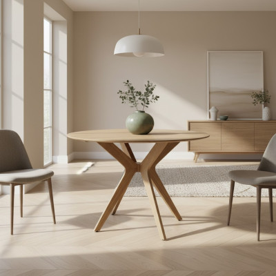 Dining Room Modern Wood Dining Table Luxury Design Furniture New Interior