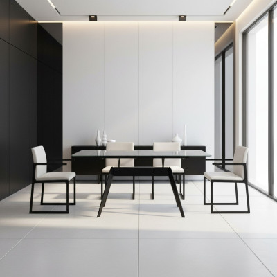 Design luxury modern dining table dining room furnishings new ceramic table