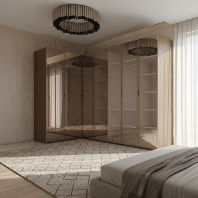 Bedroom New Corner Wardrobe Designer Luxury Cabinets Furnishings