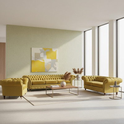 Sofa set design sofa upholstery couches modern Chesterfield luxury new