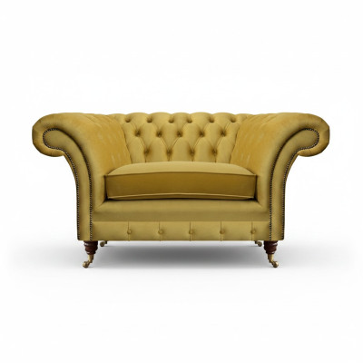 Armchair living room furniture luxury upholstered furniture luxury textile decor Chesterfield