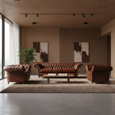 Leather sofa couch upholstery suite modern couches Chesterfield