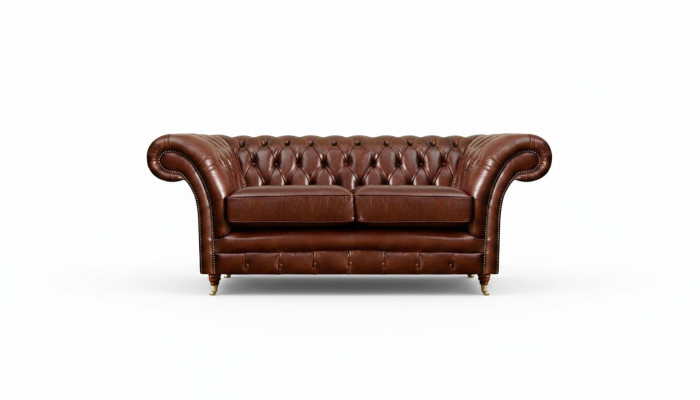 Chesterfield Sofa Two-Seater Couch Living Room Upholstered Furniture New Setup