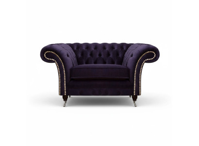 Living room armchair new design luxury Chesterfield upholstered furniture textile