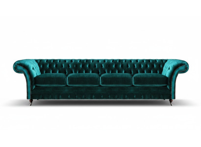 New Design Upholstered Furniture Chesterfield Living Room Four-Seater Couch Sofa