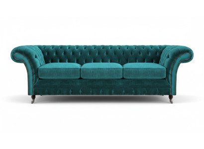 Chesterfield Sofa Three-Seater Couch Upholstered Furniture Living Room New Furniture