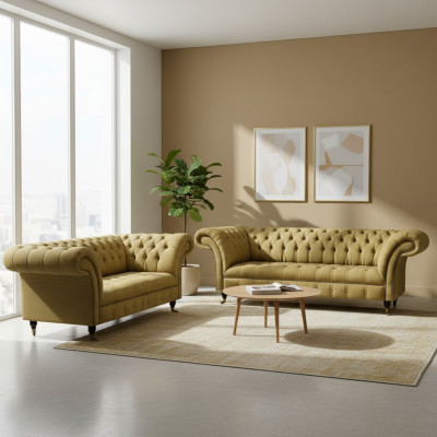 Luxury furniture sofa set couch sofa upholstery set Chesterfield
