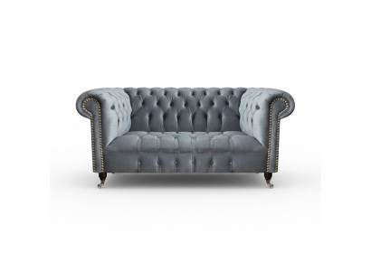 Two-seater sofa luxury furniture living room couch Chesterfield seat