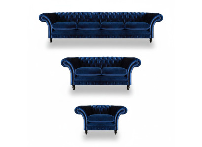 Chesterfield Sofas New Suite 3-piece Living Room Furniture Sofa Suite