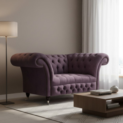 Chesterfield armchair upholstered furniture living room upholstered seat luxury fabric new