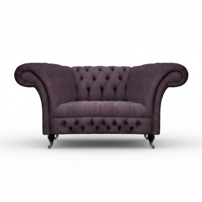Chesterfield armchair upholstered furniture living room upholstered seat luxury fabric new